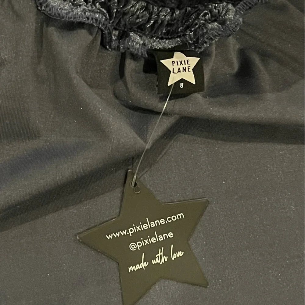 PixieLane Girls' Crushed Night Sky Blue Tiered Skirt Size 8 🤍✨ - Picture 4 of 5